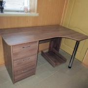 Заказать угловой однотумбовый компьютерный стол в Донецке