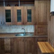 Купить встроенную угловую кухню с отдельным модулем под посудомоечную машину в Донецке