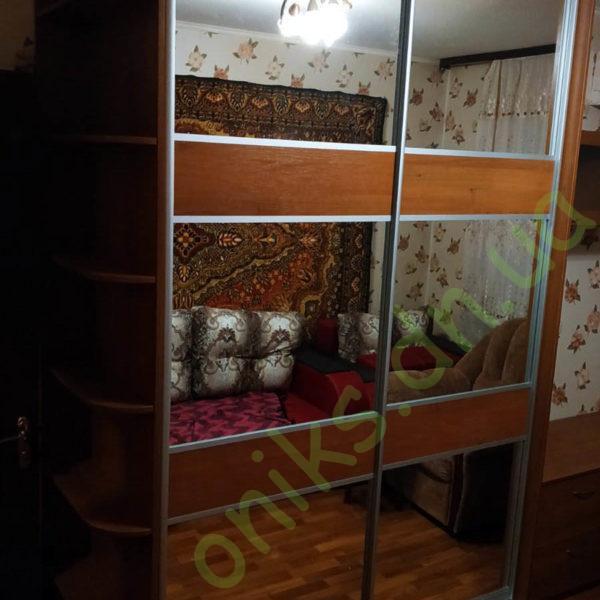 Купить шкаф-купе с радиусными полками в Донецке