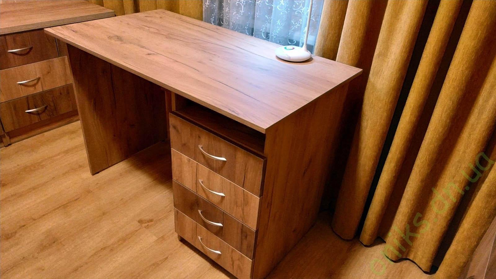 Купить письменный однотумбовый стол крафт комби в Донецке