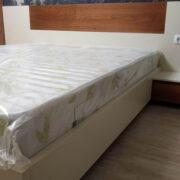 Купить кровать двуспальную "Алина" с подвесными тумбами в Донецке